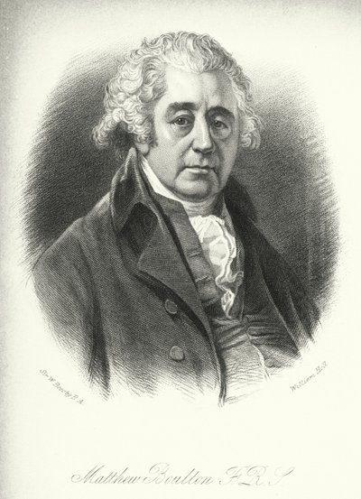 Matthew Boulton, FRS (gravering) af William (after) Beechey