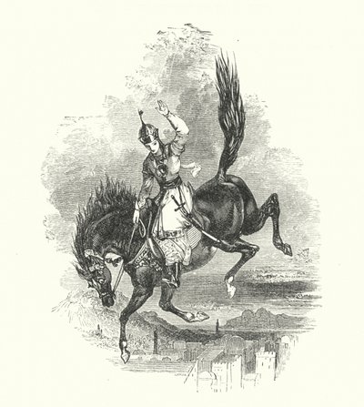 Den magiske hest (gravering) af William (after) Harvey