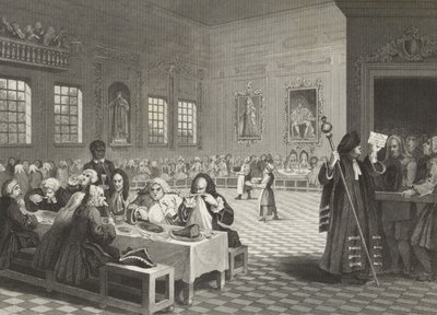Goodchild i Guildhall - af William (after) Hogarth
