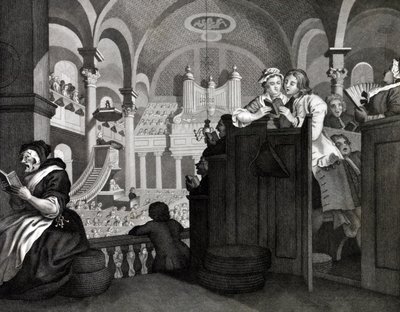 Goodchilds fri søndag af William (after) Hogarth