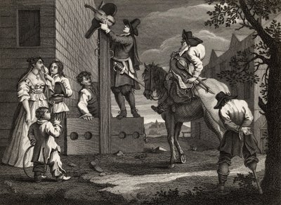 Hudibras fører Crowdero i triumf, fra 