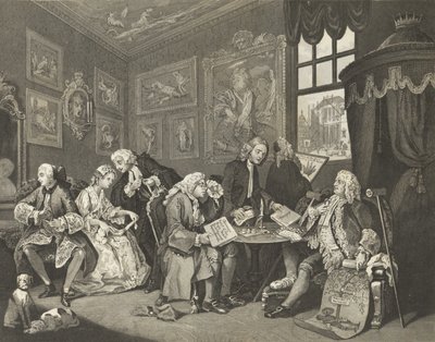 Ægteskab a la Mode af William (after) Hogarth