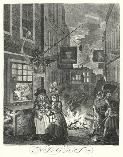 Nat (gravering) af William (after) Hogarth