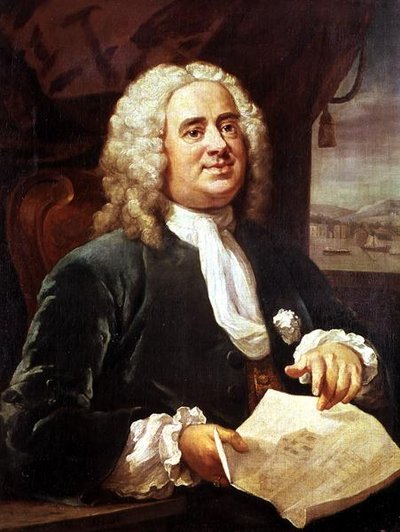 Portræt af Daniel Locke (ca. 1682-1754) (olie på lærred) af William (after) Hogarth