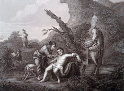 Laupias samarialainen af William (after) Hogarth
