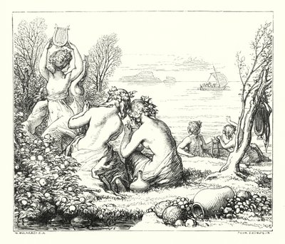 The Sea-Fairies (gravering) af William (after) Mulready