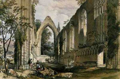 Bolton Abbey, korets indre, fra 