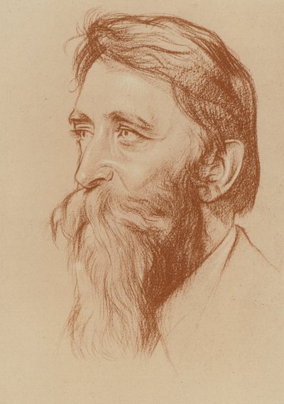 Gordon Bottomley (litho) af William (after) Rothenstein
