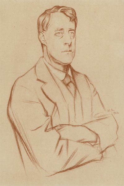 Laurence Binyon (litho) af William (after) Rothenstein