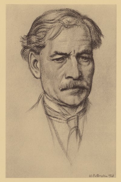 Portræt af Rt Hon J Ramsay Macdonald (litho) af William (after) Rothenstein