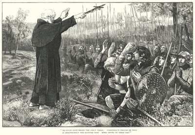 Slaget ved Bannockburn (gravering) af William (after) Small