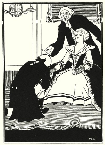 Illustration til baron Munchausens eventyr (gravering) af William (after) Strang