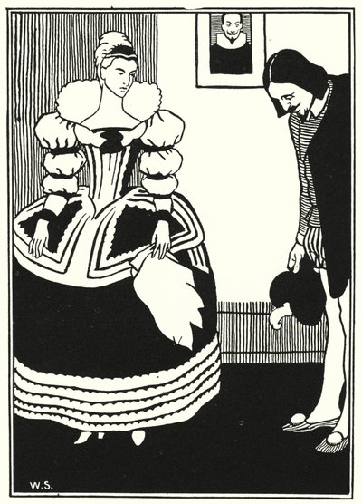 Illustration til baron Munchausens eventyr (gravering) af William (after) Strang