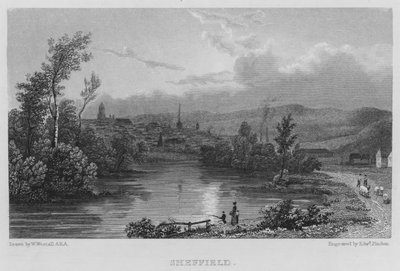 Sheffield (gravering) af William (after) Westall