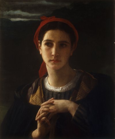 Bergere de Bordelais, 1871 af William Adolphe Bouguereau