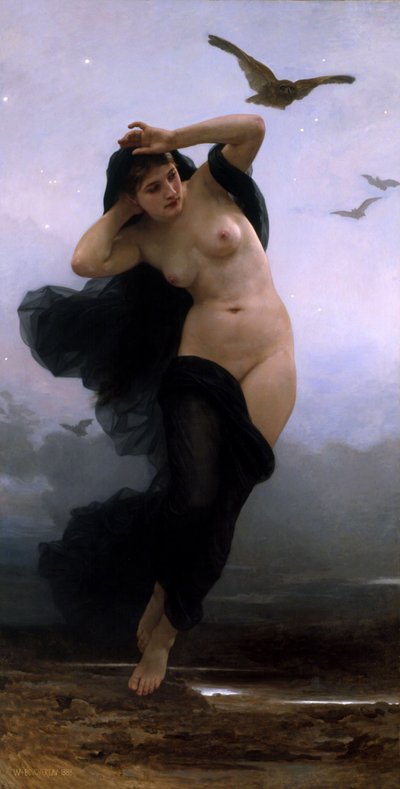 Natten af William Adolphe Bouguereau