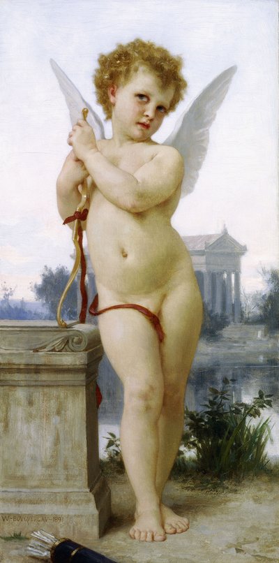 Kærlighed, 1891 af William Adolphe Bouguereau