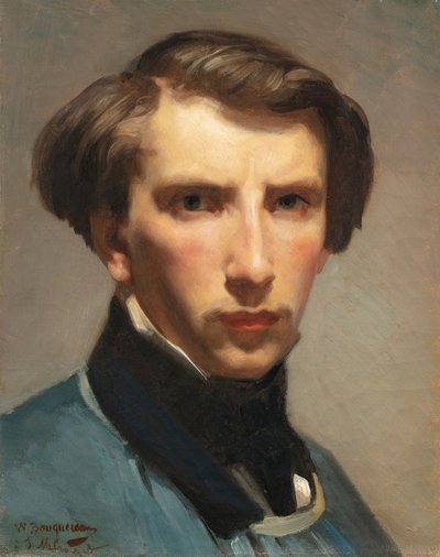 Selvportræt (olie på lærred) af William Adolphe Bouguereau