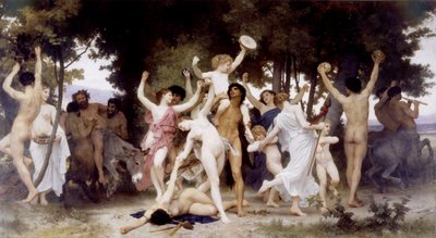 Ungdommen af Bacchus af William Adolphe Bouguereau