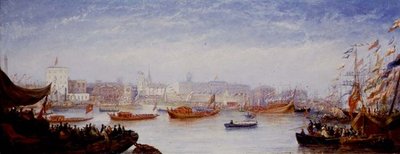Kulbørsens åbning, 30.10.1849 af William Adolphus Knell