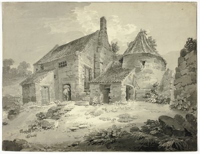 En mølle ved Berwick Upon Tweed af William Alexander