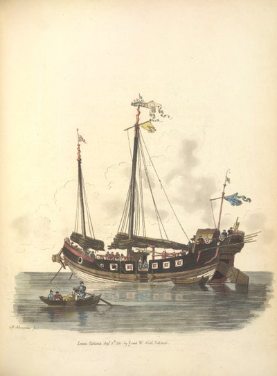 Et krigsskib af William Alexander