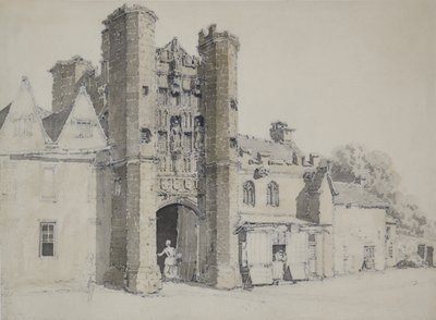 Bishops Palace, Wells Cathedral af William Alexander