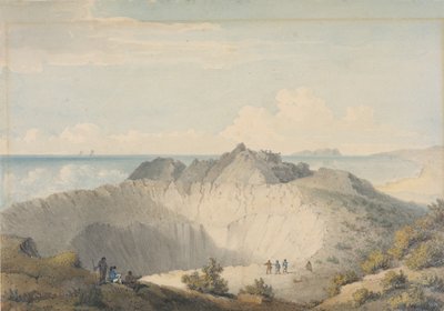Krateret på toppen af Mount Worroray, Owhyhee af William Alexander