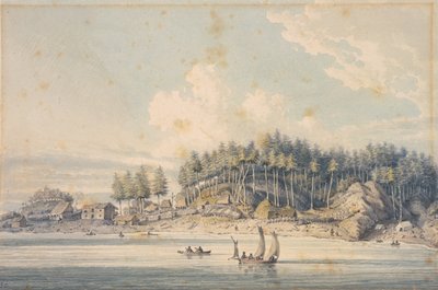 Friendly Cove, Nootka Sound, Vancouver Island af William Alexander