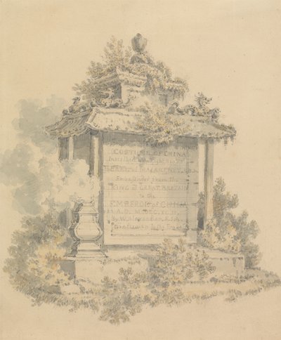 Frontispice til Costume of China af William Alexander
