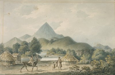 indisk landsby af William Alexander
