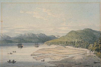 Salmon Cove, Observatory Inlet af William Alexander