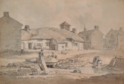 Landsbyscene af William Alexander