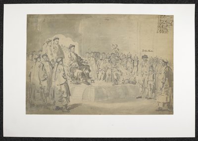 WD 961, f.57 Plade 154 Macartneys første møde med Qianlong af William Alexander