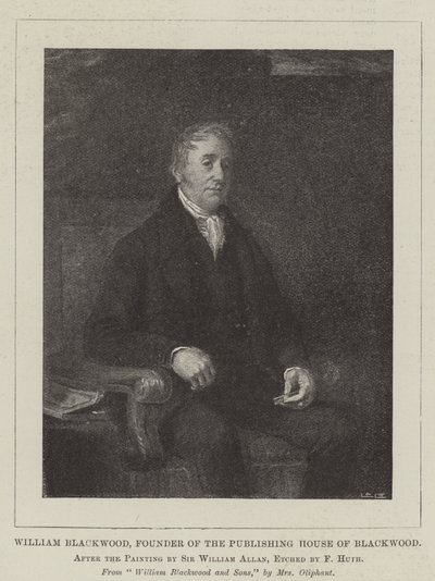 William Blackwood, grundlægger af Publishing House of Blackwood af William Allan