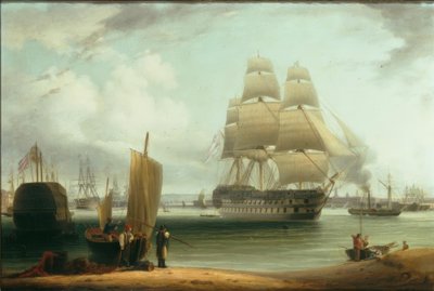 Skibe Victory & Prince / Anderson af William Anderson