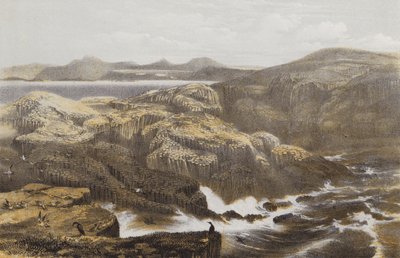 Isle of Staffa (chromolitho) af William Andrews Nesfield