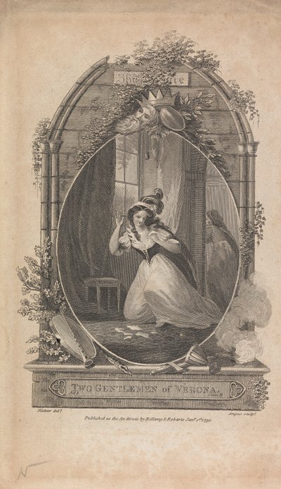 Two Gentlemen of Verona, Act I, Sc. II af William Angus
