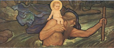 St Christopher, Bibbys Annual, 1916-17 af William Arthur Chase