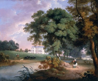 Udsigt over et hus i Irland af William Ashford