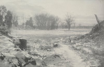 Uden titel Vinterlandskab, ca. 1900. af William B. Post