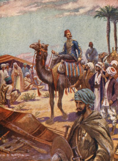 Illustration til general Gordons liv (farvelitografi) af William B. Robinson