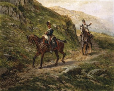 Et glimt af fjenden, ca. 1910 af William Barnes Wollen