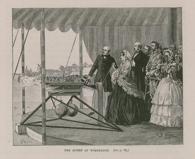 Dronning Victoria ved Wimbledon af William Barnes Wollen