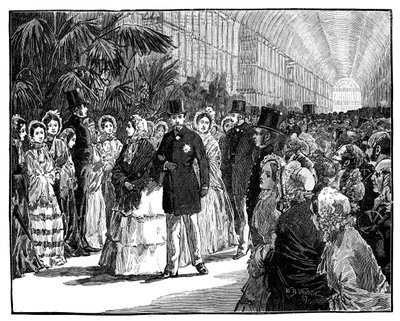 Kongeligt og kejserligt besøg i Crystal Palace, 1850