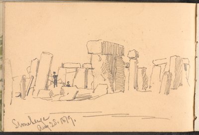 ?Stonehenge 25. august 1879.? af William Barnes Wollen