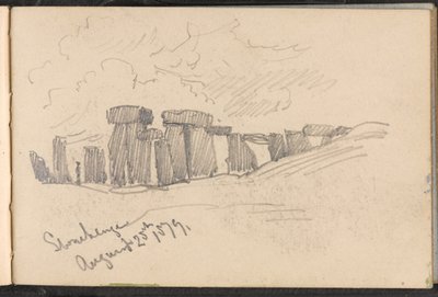 ?Stonehenge, 25. august 1879? af William Barnes Wollen