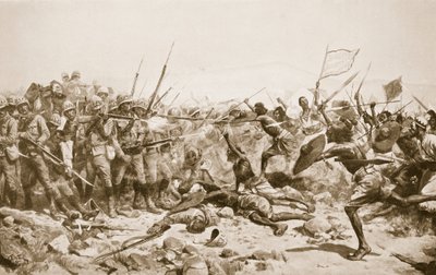 Slaget ved Abu Klea, 17. januar 1885, illustration fra 