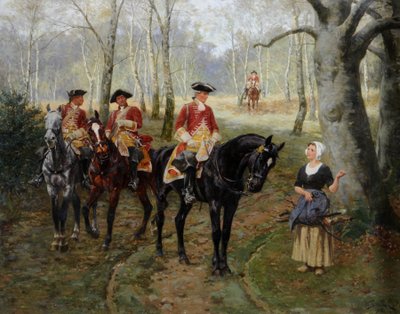 The Patrol, ca. 1906 (olie på lærred) af William Barnes Wollen