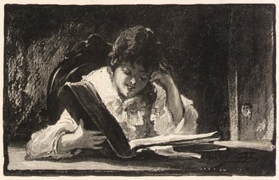 Pige, der læser af William Baxter Closson